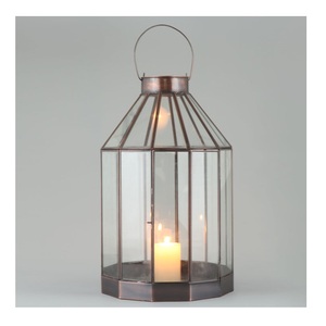 Linterna de Vela decorativa de Navidad de Metal hecha a mano de diseño único del fabricante para decoración del hogar - Product Image 1