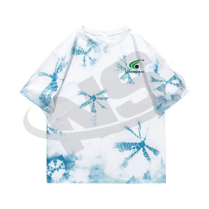 Camiseta transpirable de gran tamaño con estampado de algodón 100% holgado para hombre, tela de punto ligera, ropa informal para gimnasio y Fitness con logotipo - Product Image 1