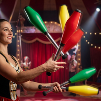 Vente en Gros 3PCS Bâtons Ensemble Spinning Entertainment Parties Débutants Jonglage Combos Jouets