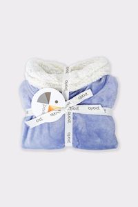 Sweat-shirt à capuche personnalisé pour l'hiver Sherpa polaire en flanelle Sweat-shirt à capuche taille unique Designs de logo Couverture à capuche - Product Image 5