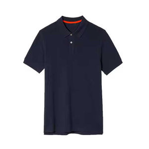 Polo en coton et polyester à manches courtes, streetwear décontracté, logo imprimé personnalisé pour hommes et femmes, service OEM de polo - Product Image 5