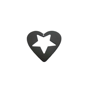 Mayorista Decorativo Hierro Metal Colgante Corazón Pared Decorativo Color Gris Corazón PARA EL Hogar y Decoración de Navidad Hecho a Mano - Product Image 4