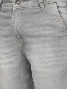 Nouveauté : Short en jean uni pour homme, 100% coton biologique, coupe slim, décontracté, tendance été, séchage rapide, respirant, idéal pour la gym - Product Image 6