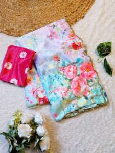 Sari en soie pure Rasmalai de style royal, ethnique indien, dernier modèle, traditionnel, exclusif, avec un chemisier fantaisie, vêtement de mariée pour femmes - Product Image 6