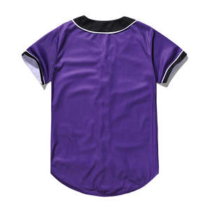 Camiseta de Béisbol Sublimada Personalizada, Hecha a Medida, OEM, Transpirable, Talla Grande, de Secado Rápido - Product Image 2