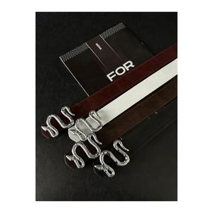 Ceinture pour femme avec boucle serpent, ceinture pour veste, ceinture pour robe, ceinture pour chemise - Multicolore-Argent - Product Image 2