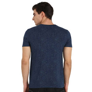 Camiseta clásica de algodón orgánico abullonado con cuello redondo para hombre 2025 de alta calidad Algodón 100% gran oferta diseño clásico - Product Image 3