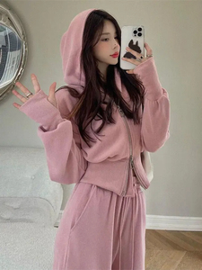 ชุดวอร์มผ้ากำมะหยี่สำหรับผู้ชายชุดวอร์มผ้ากำมะหยี่2ชิ้นสำหรับวิ่งโลโก้ตามสั่ง - Product Image 4