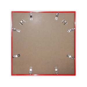 Cadre carré pour peinture ou affiche rouge 40 x 40 cm - Product Image 3
