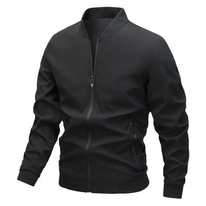 เสื้อแจ็กเก็ตบอมเบอร์สำหรับผู้ชายเสื้อแจ็กเก็ตบอมเบอร์ออกแบบได้ตามต้องการสำหรับฤดูหนาวทรงเข้ารูป - Product Image 6