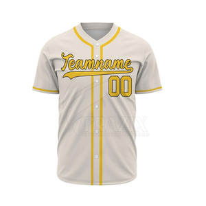 Uniforme Deportivo de Béisbol Transpirable Personalizado 2024, Uniforme de Equipo de Alta Calidad, 100% Poliéster, Venta al Por Mayor - Product Image 1