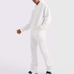 ชุดเซ็ตเสื้อฮู้ดดี้ผู้ชายแบบสวมหัว ระบายอากาศได้ดี รุ่นเฮฟวี่เวท ปี 2025 พร้อมกางเกงจ็อกเกอร์ทรงบาน ผ้าฝ้าย 100% ลายพิมพ์สตรีทแวร์สำหรับฤดูหนาว - Product Image 5