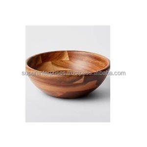 Bols de service brun foncé Saladier de conception d'ustensiles de cuisine d'intérieur avec un design poli et personnalisé disponible - Product Image 5