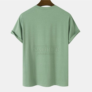 Adult Size <b>100</b>% Cotton <b>Polyester</b> T-<b>Shirt</b> Breathable Short Sleeve T-<b>Shirt</b> Top Quality Summer T-<b>Shirt</b> - Product Image 2