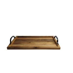 Bandejas de servir de madera rústica plato de cena Home Hotel para restaurantes uso para producto de Venta caliente muestra gratis - Product Image 4
