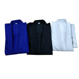 La mejor ropa de artes marciales Kimono Jiu Jitsu blanco azul brasileño Jiu uniforme perla tejido tela todos los tamaños - Product Image 6