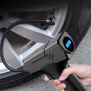 Compresor de Aire Inflable Multifuncional Inalámbrico de 150 PSI, Inflador de Neumáticos de Coche, Luz de Emergencia LED, Pantalla Digital, Ventilador de 460W - Product Image 1