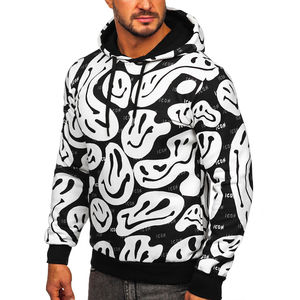 Sudadera con Capucha para Hombre de Alta Calidad con Estampado de Moda por Sublimación, Proceso de Lavado, Personalización al por Mayor, Sudaderas Impresas para Hombre - Product Image 4
