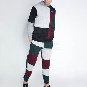 Conjunto de chándal de entrenamiento ajustado de algodón 100% para hombre de talla grande nueva ropa transpirable para correr al aire libre para invierno - Product Image 2