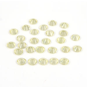 Quartz citron naturel 100% de qualité supérieure 4MM pierre précieuse jaune brillant coupe de diamant à la main pour la fabrication de bijoux pierre en vrac - Product Image 2