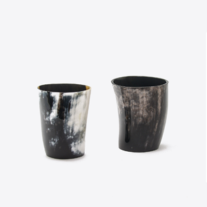 Verres en métal de gobelet de corne naturelle de buffle personnalisé de haute qualité pour le vin pour les fêtes - Product Image 3