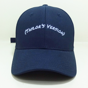 Navy Blue Vintage Baseball Caps 6 Panel Structured Curved Brim Metal Slide Buckle European Styles For Shopping Wholesale Vietnam - Product Image 1