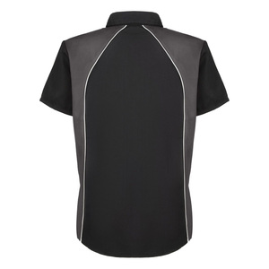 Camisas de trabajo de manga corta para mujer con bordado de logotipo personalizable para proveedor de uniformes de negocios corporativos de oficina - Product Image 5