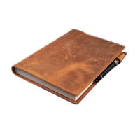 Portafolio de Piel Sintética A4 con Grabado Láser Personalizado de Diseño Francés, Carpeta con Cremallera, Bloc de Notas, Organizador Profesional de Negocios para Presentaciones