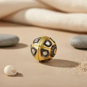 Joyería de Lujo con Baño de Oro y Cuentas para Mujer, Collares de Moda con Incrustaciones de Diamantes - Product Image 3