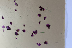 Vente chaude en gros couleur naturelle fibre de jute papier pétales de fleurs et fines herbes hachées sont des feuilles cadeaux marbrées - Product Image 3