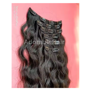 ผมต่อแบบเรมี่สำหรับต่อผมชาวอินเดียสีเทาบริสุทธิ์จัดแนว100% สำหรับผู้ที่เป็นอัจฉริยะทำจากเส้นด้ายเพื่อให้เป็นลอนแบบที่ดีที่สุด - Product Image 1