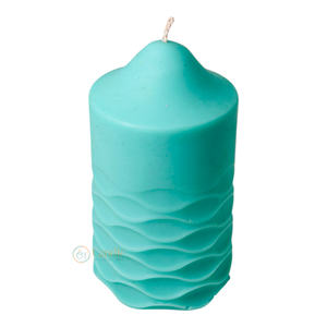 Elegante vela de pilar de cera de soja ondulada Jumbo para Navidad, Halloween, decoraciones de Pascua y estilo de evento en casa para regalar - Product Image 4