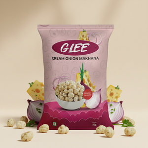 Glee Impex Makhana (Noix de Renard) Rôti Sans Gluten, Saveur Crème et Oignon, Sachet sous Nitrogen 50g - Product Image 3