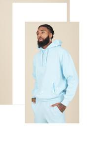 Chándal de chándal acampanado Vintage para hombre 2023, sudadera térmica transpirable para correr, dobladillo crudo, borde cortado, diseño apilado de talla grande para invierno - Product Image 3