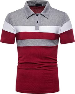 Camiseta de Golf para Hombre, Nuevo Diseño, Manga Corta, Tejido de Punto, Estampado, Secado Rápido, Transpirable, 100% Algodón, Logotipo Personalizado Bordado - Product Image 6