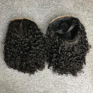 Nueva peluca rizada birmana con extensiones de peluca con cierre de cabello crudo vietnamita de alta calidad de grado de cabello Remy de Vietnam - Product Image 1