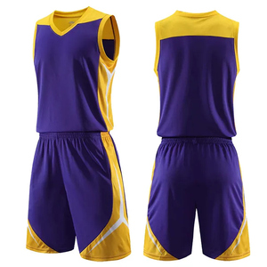 Maillot de basket-ball à sublimation personnalisée ensemble d'uniformes d'équipe vêtements de basket-ball réversibles uniformes de basket-ball - Product Image 5