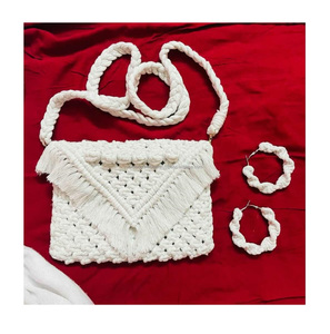 Mujeres indias diseñador estilo bohemio con cuentas embrague bolsos de mensajero bolsos hechos a mano compras de noche bolsos de fiesta con cuentas al por mayor - Product Image 3