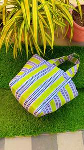 ถุงช้อปปิ้งทำจากไนลอนรีไซเคิลเป็นมิตรกับสิ่งแวดล้อมถุงซักผ้าพลาสติกโพลีโพรพิลีนแบบยั่งยืนใช้ซ้ำได้ผลิตในอินเดีย - Product Image 2