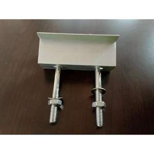 Abrazadera media de doble orificio para sistema de montaje solar Material de aluminio duradero - Product Image 3