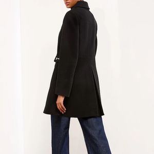 Abrigo Largo de Lana para Mujer, Fabricación Profesional, Nuevo, Cuello Solapa, Doble Botonadura, Cálido, para Invierno, con Bolsillos - Product Image 6