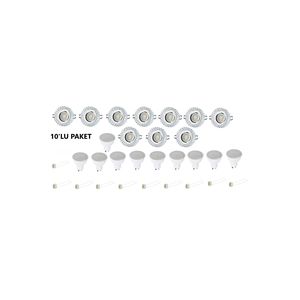 10 pezzi Spotlight in vetro decorativo viola (SET) Spotlight lampadina luce diurna - Product Image 2