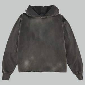 Venta caliente ÁCIDO LAVADO Sólido Diseño vintage Ropa de calle Sudaderas con capucha para hombres Suministro directo de fábrica Fabricante personalizado Sudaderas con capucha para hombres 2025 - Product Image 4