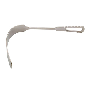 Retractor Kelly, hoja plana larga, mango de anillo de dedo, instrumento quirúrgico de acero inoxidable, Retractor Kelly, herramienta médica de mano - Product Image 1