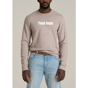 Hot Sale Custom Round Neck <b>Fleece</b> Short Sleeve T-<b>Shirt</b> <b>Men</b> 100% Cotton High Quality Loose Fit Front Logo-Casual Style 180g - Product Image 1