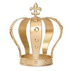 Décor de table de couronne de Noël en métal fait à la main décoration de pièce maîtresse de fête de vacances rustique - Product Image 1