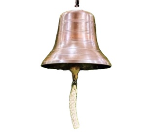 Campana de Barco de Latón Sólido de 8 Pulgadas con Acabado en Cobre, Grabada y Personalizada, a la Moda - Product Image 1