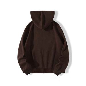 Sudadera con cremallera para hombre, sudadera de lana con cremallera, sudadera de algodón de gran tamaño, ropa de calle elegante, sudaderas con capucha ligeras y cálidas para hombre unisex - Product Image 6