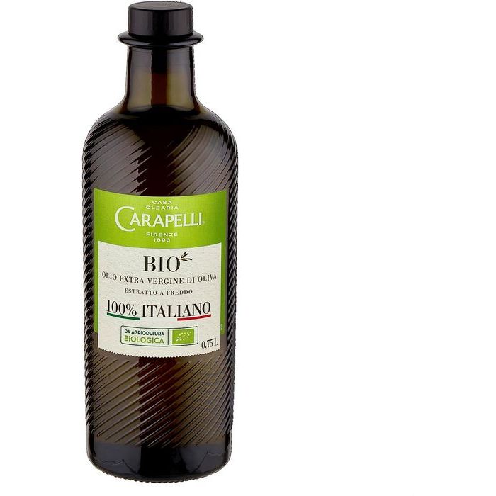 Карапелли био оливковое масло первого холодного отжима 100% итальянском языке, 0,75 л