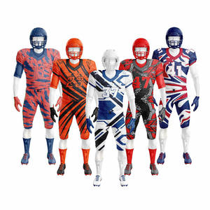 Ensemble de maillot d'entraînement de football américain avec épaulettes, respirant, manches courtes, hiver, unisexe, adulte - Product Image 5